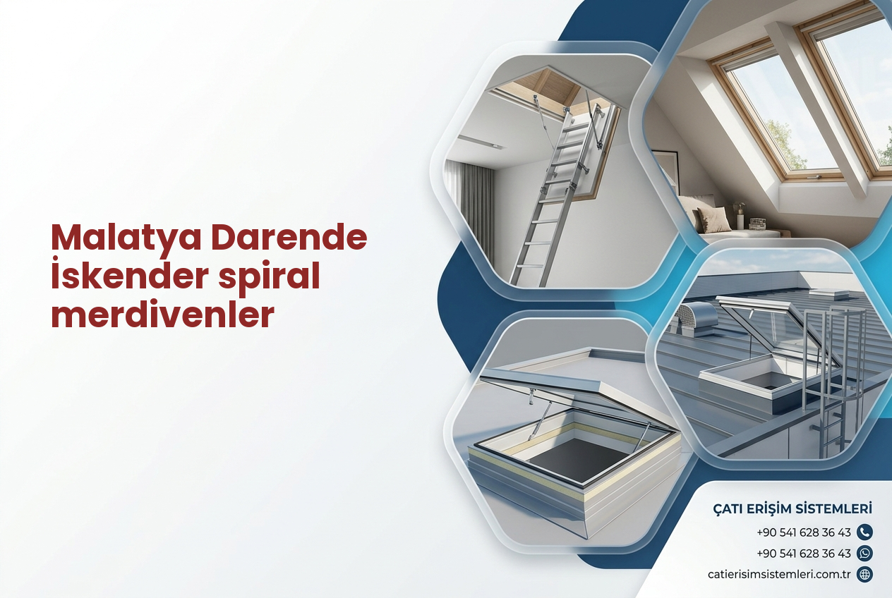 Malatya Darende İskender spiral merdivenler