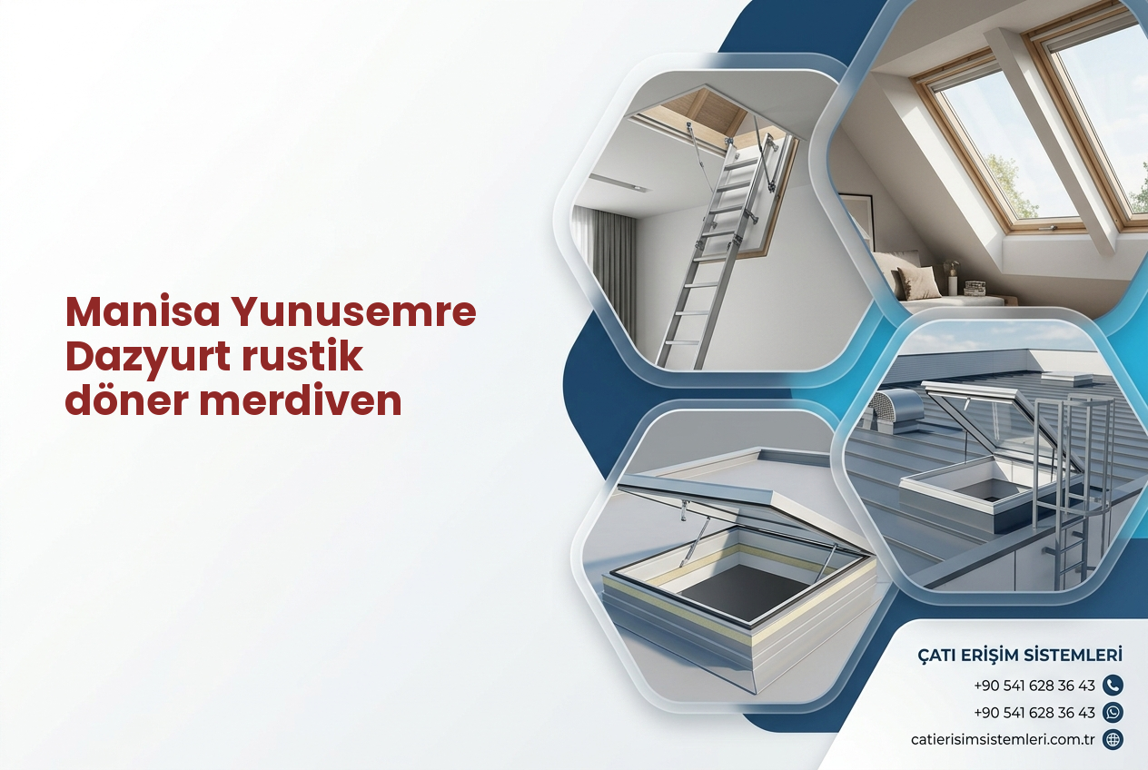 Manisa Yunusemre Dazyurt rustik döner merdiven