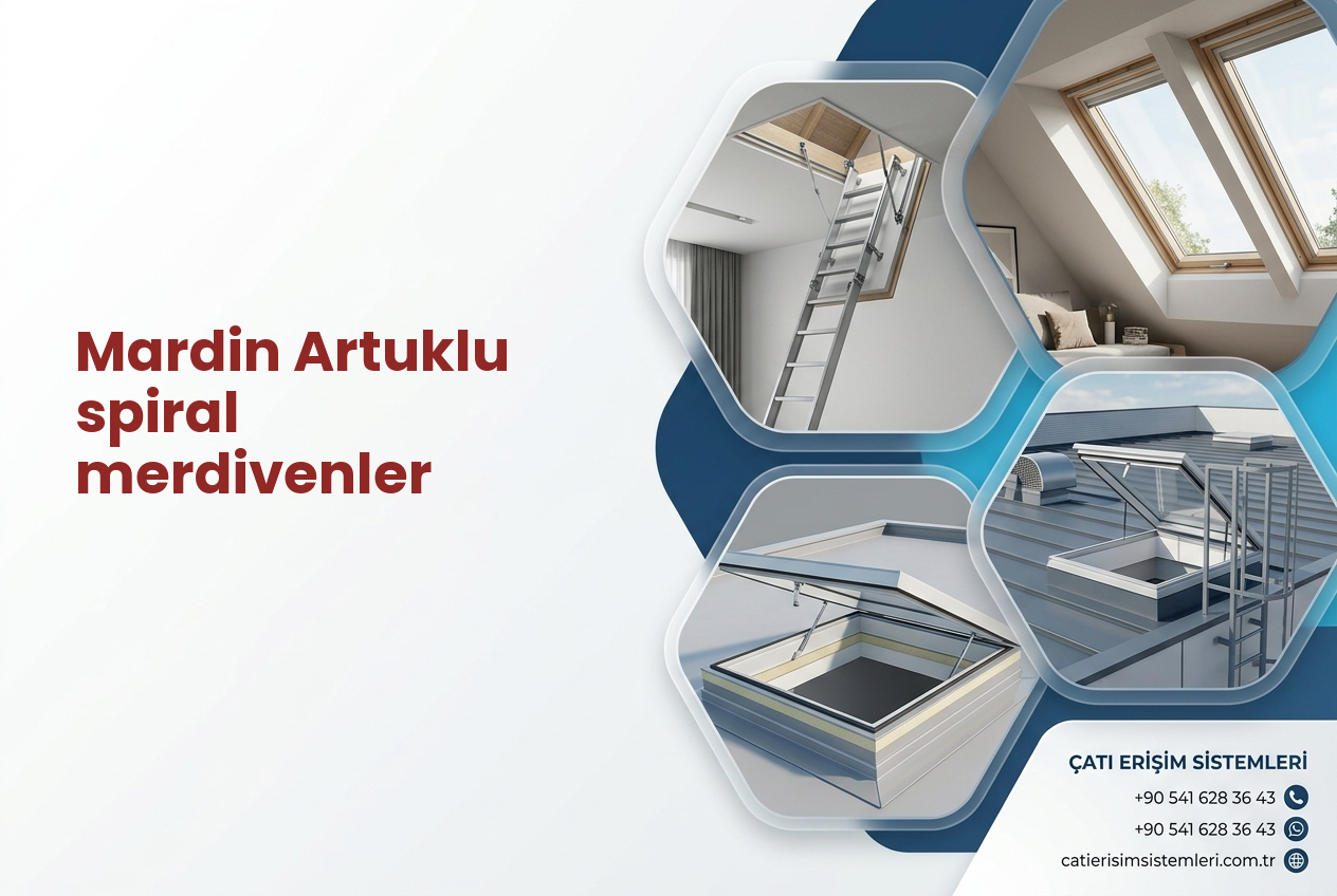 Mardin Artuklu spiral merdivenler