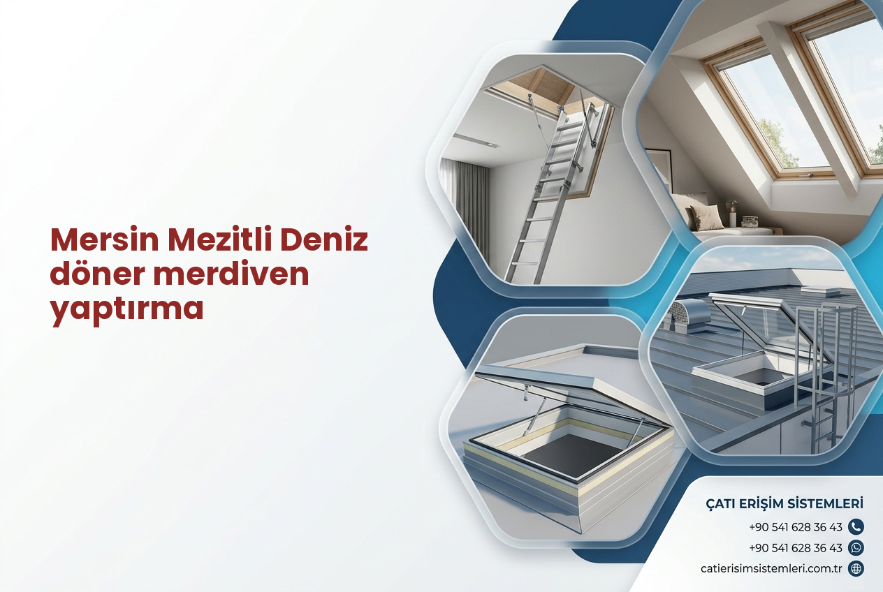 Mersin Mezitli Deniz döner merdiven yaptırma