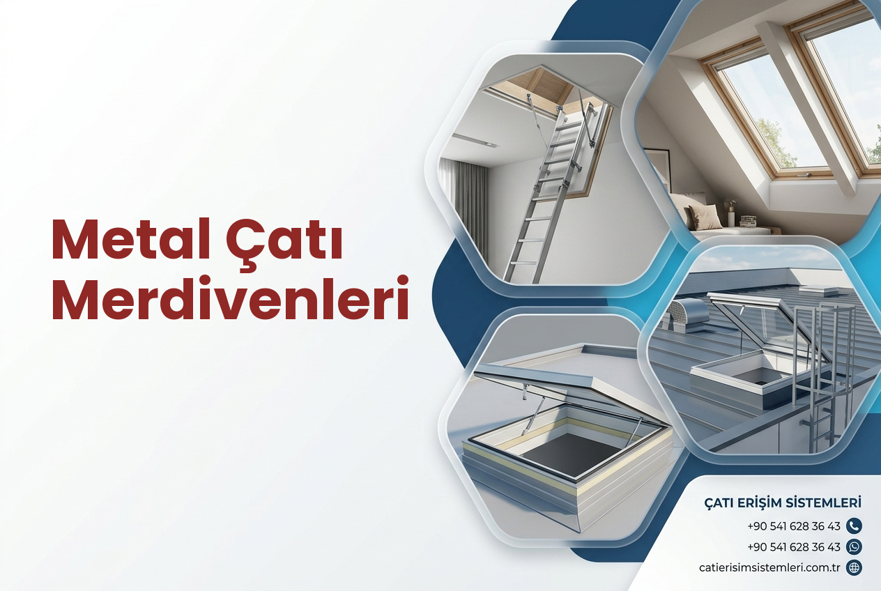 Metal Çatı Merdivenleri
