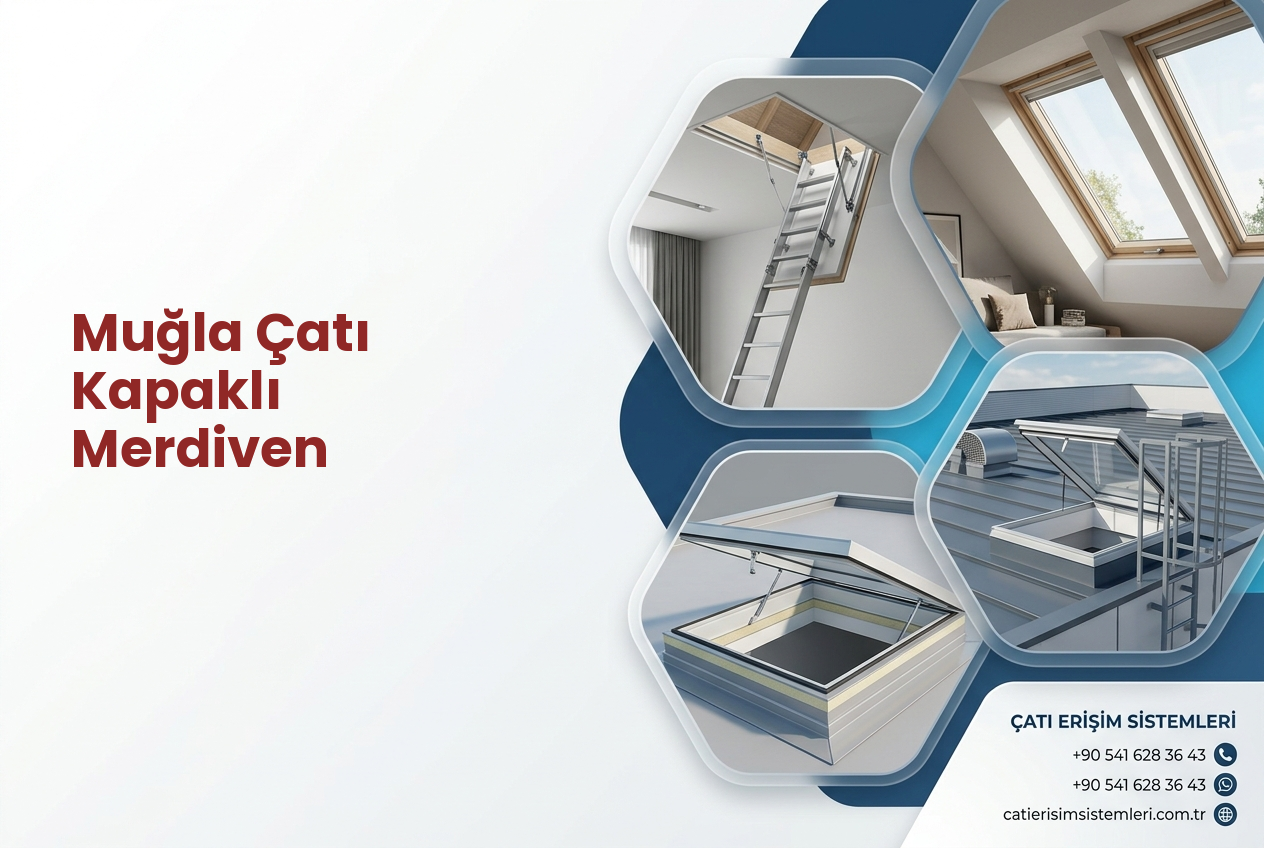 Muğla Çatı Kapaklı Merdiven