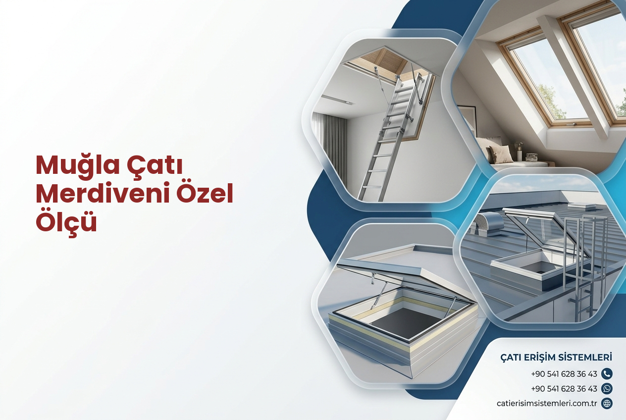 Muğla Çatı Merdiveni Özel Ölçü