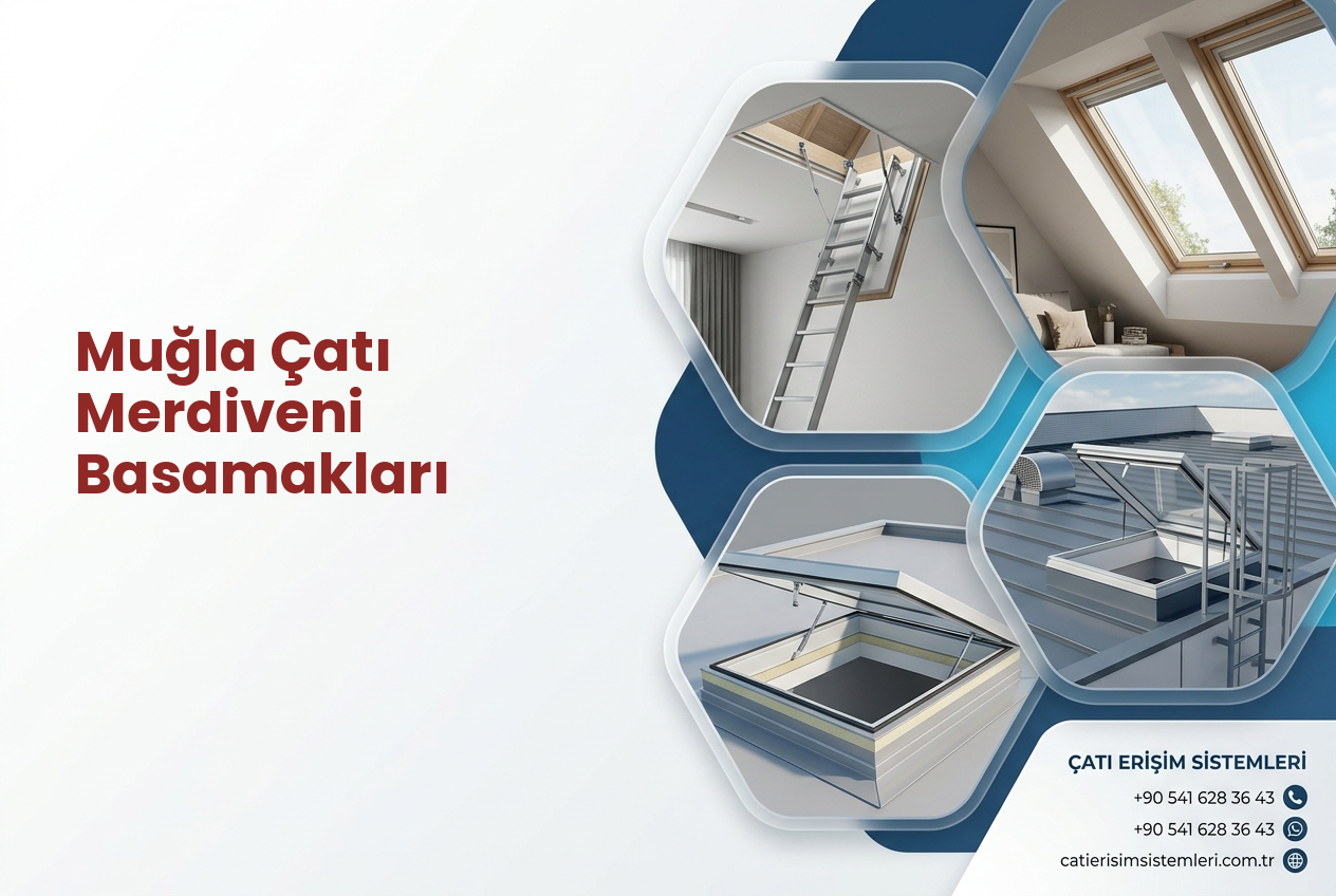 Muğla Çatı Merdiveni Basamakları