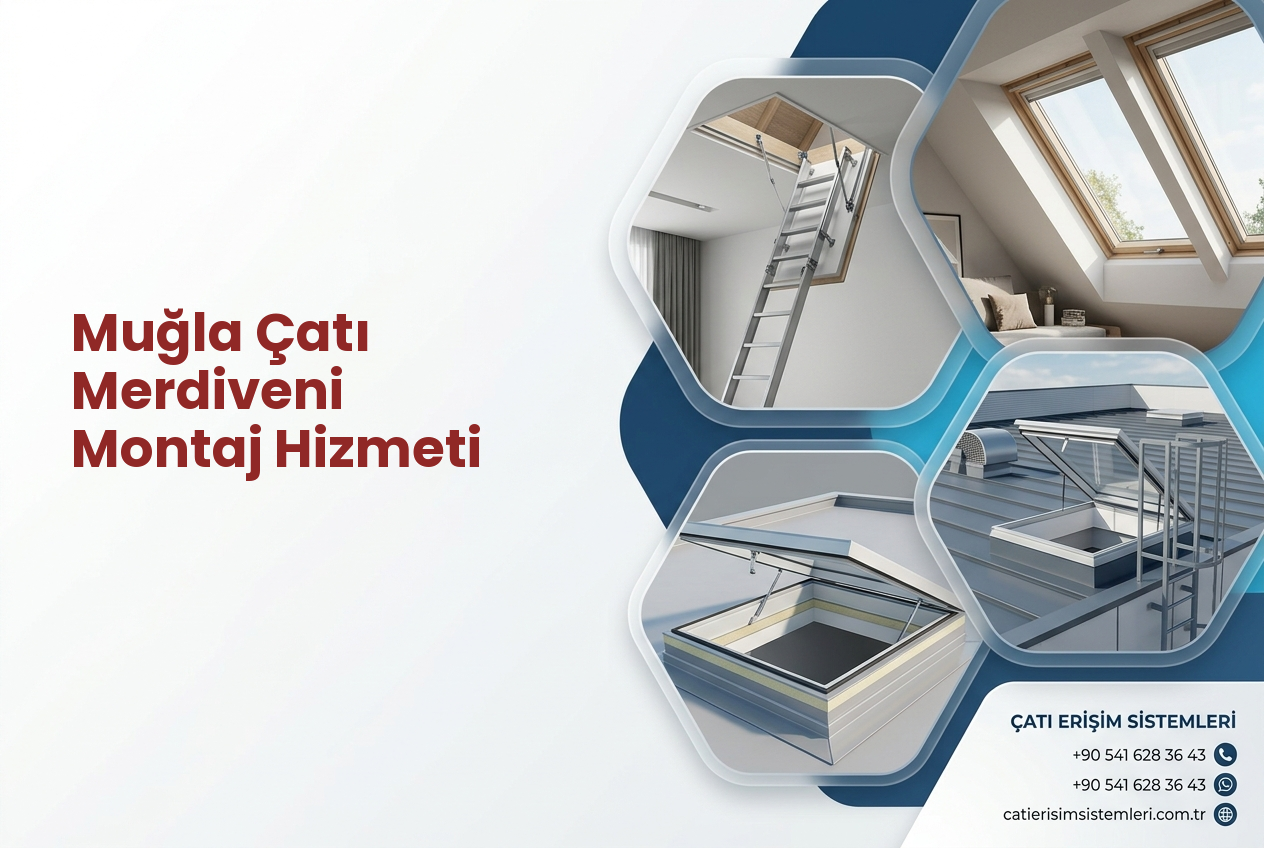 Muğla Çatı Merdiveni Montaj Hizmeti