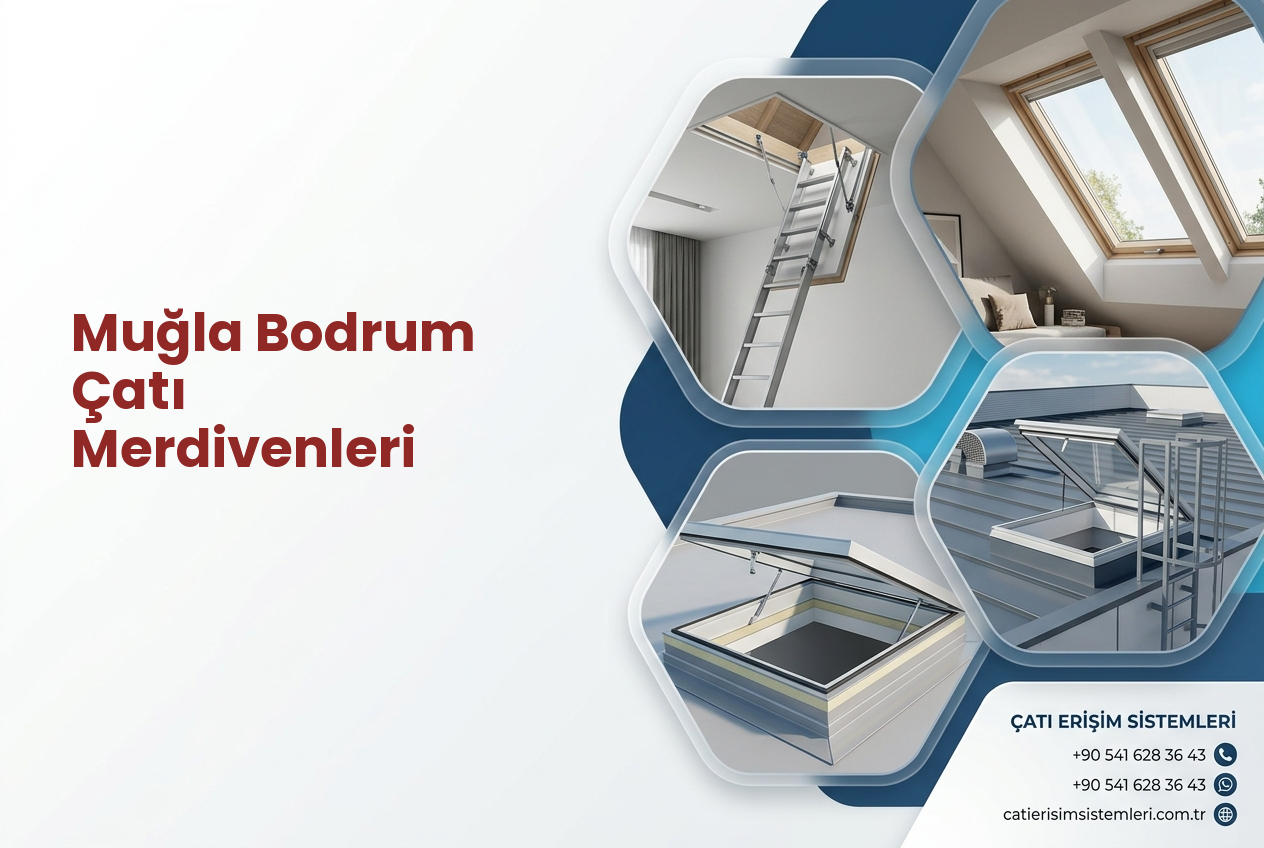 Muğla Bodrum Çatı Merdivenleri