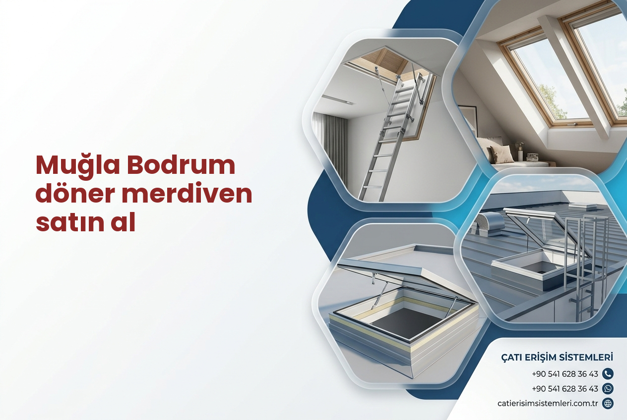 Muğla Bodrum döner merdiven satın al