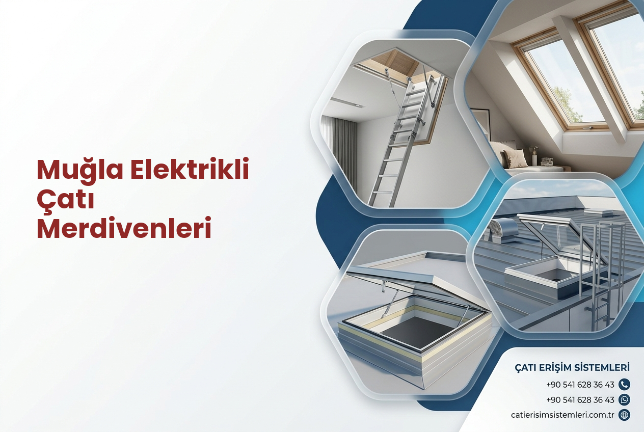 Muğla Elektrikli Çatı Merdivenleri