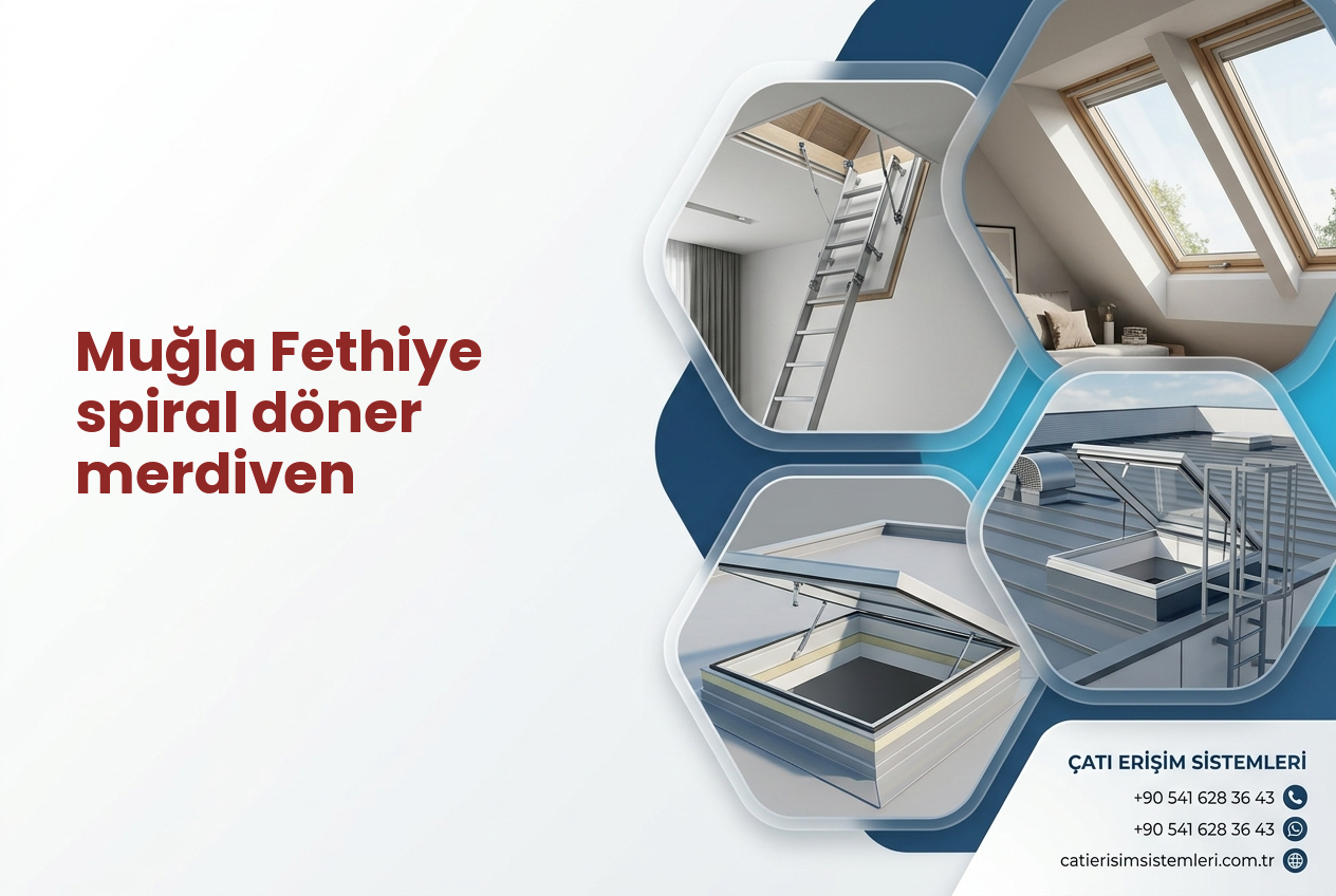 Muğla Fethiye spiral döner merdiven