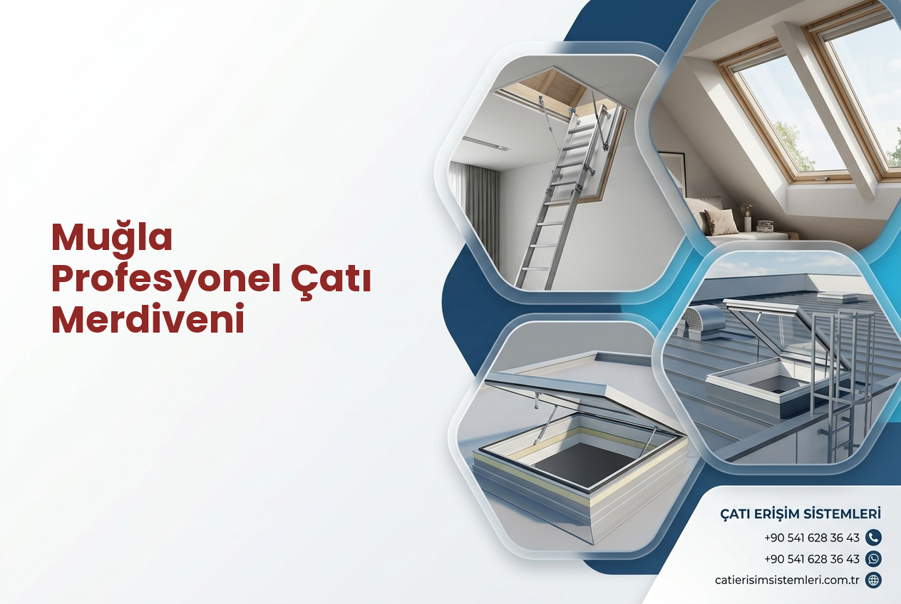 Muğla Profesyonel Çatı Merdiveni