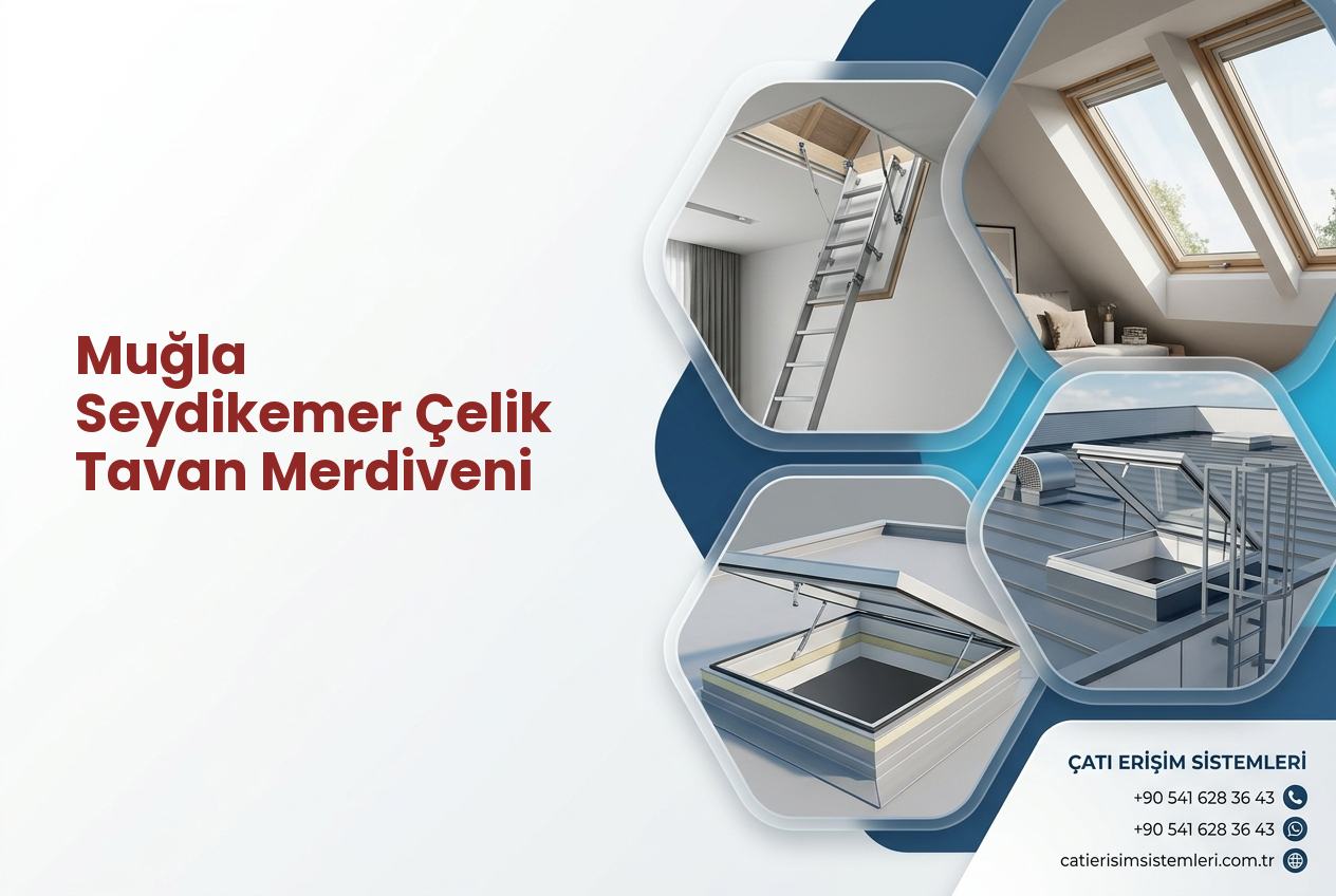 Muğla Seydikemer Çelik Tavan Merdiveni