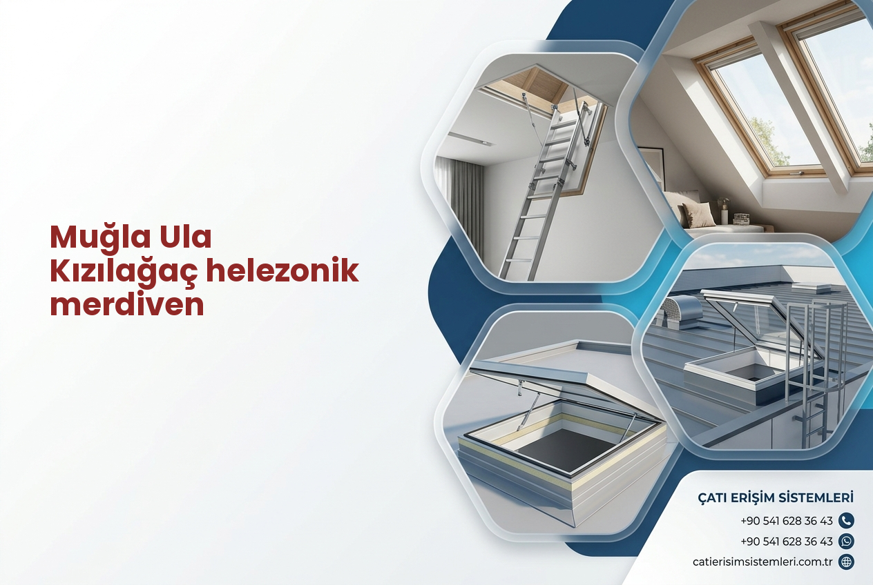 Muğla Ula Kızılağaç helezonik merdiven