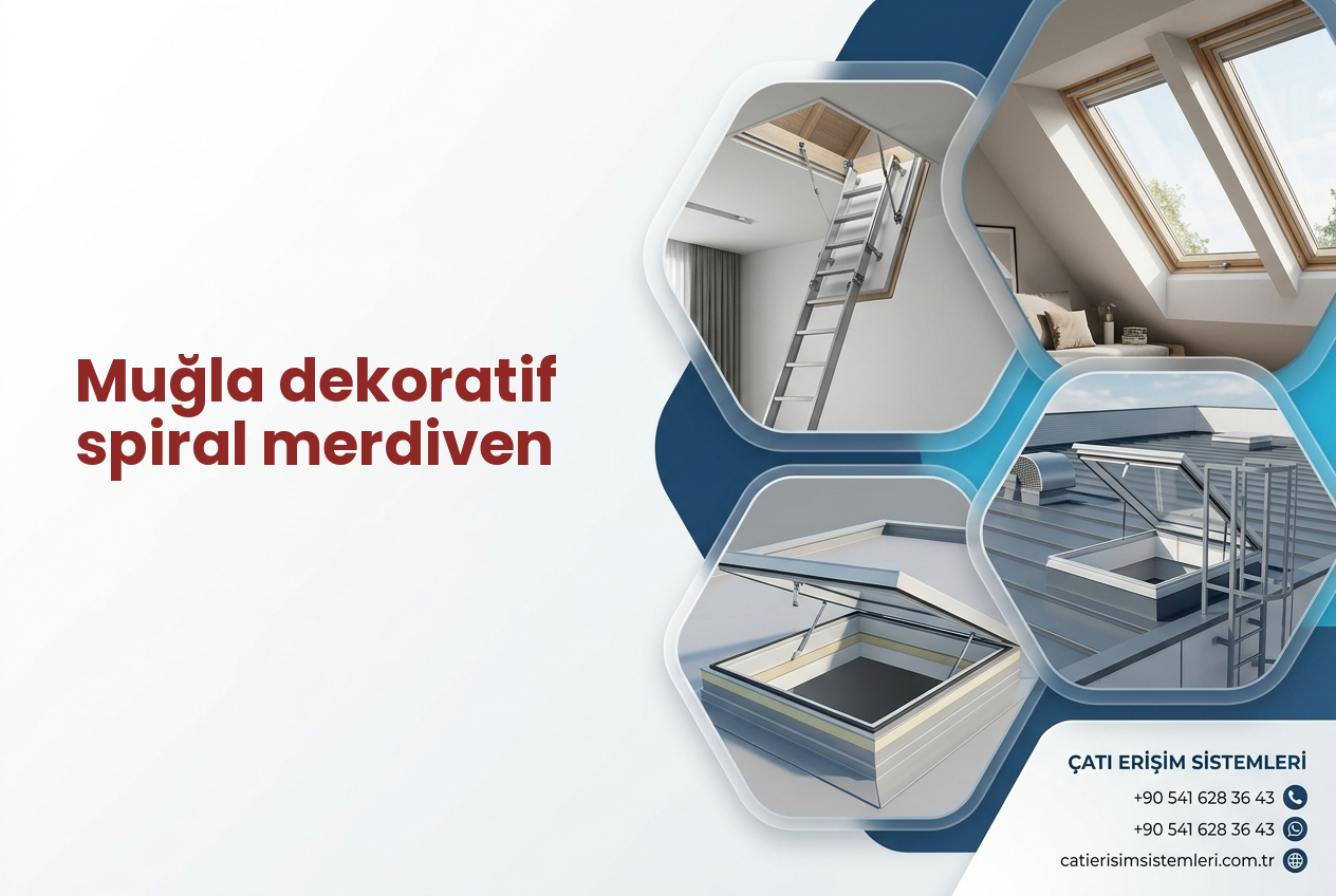 Muğla dekoratif spiral merdiven