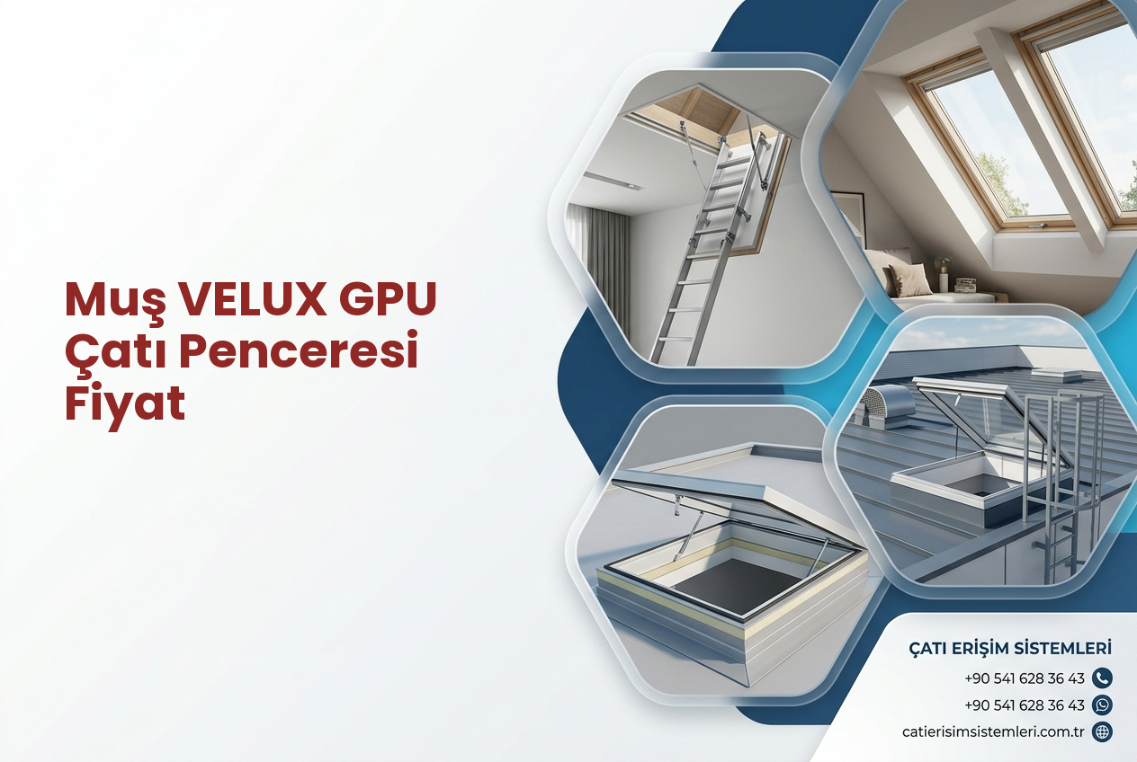 Muş VELUX GPU Çatı Penceresi Fiyat