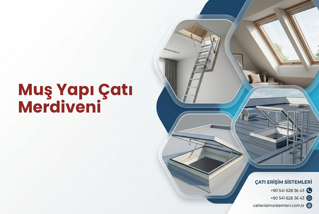 Muş Yapı Çatı Merdiveni