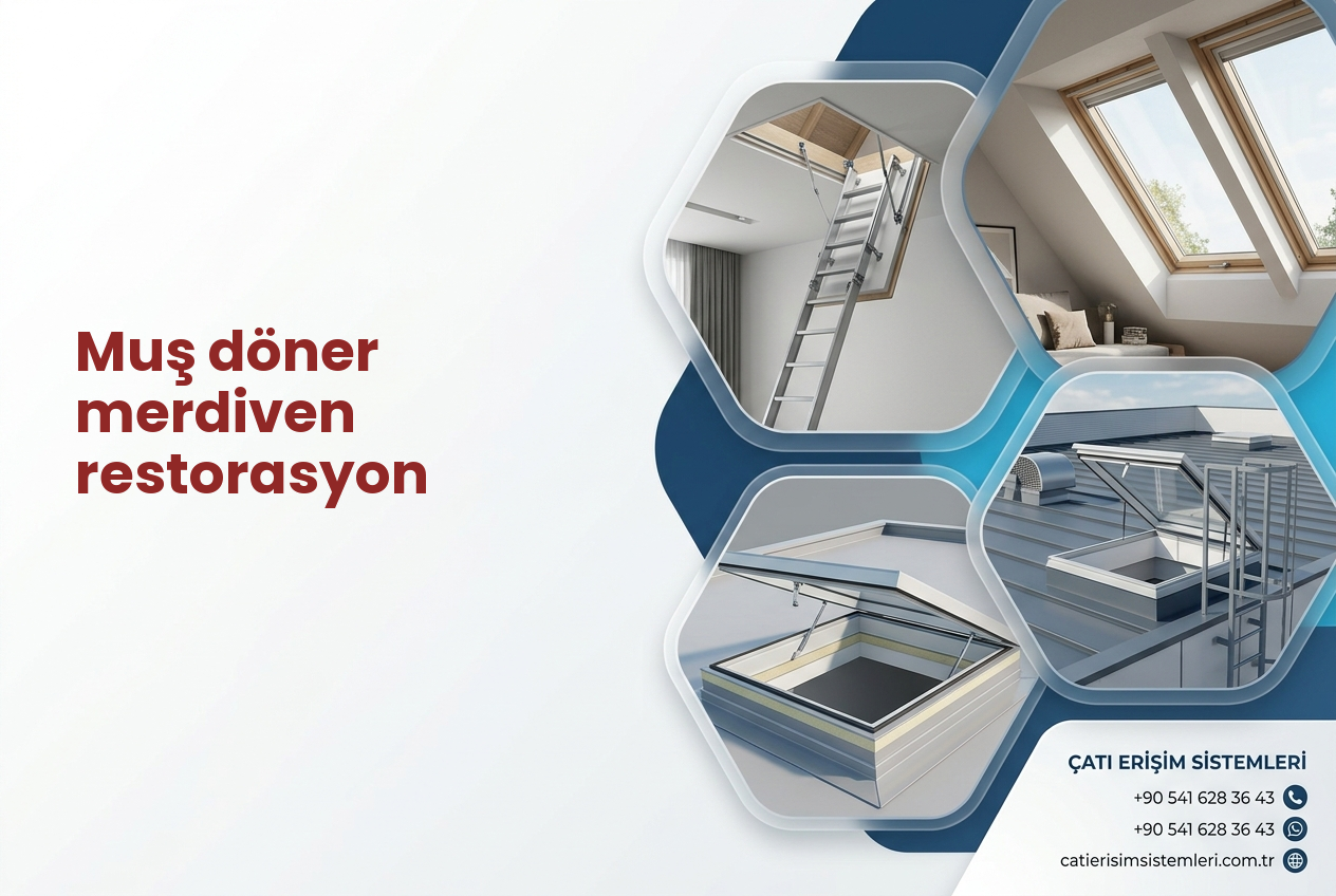 Muş döner merdiven restorasyon