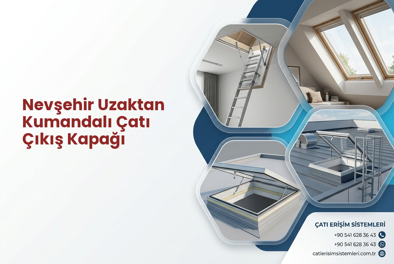 Nevşehir Uzaktan Kumandalı Çatı Çıkış Kapağı