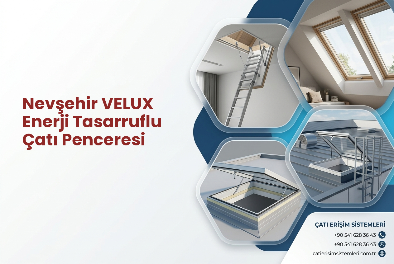 Nevşehir VELUX Enerji Tasarruflu Çatı Penceresi