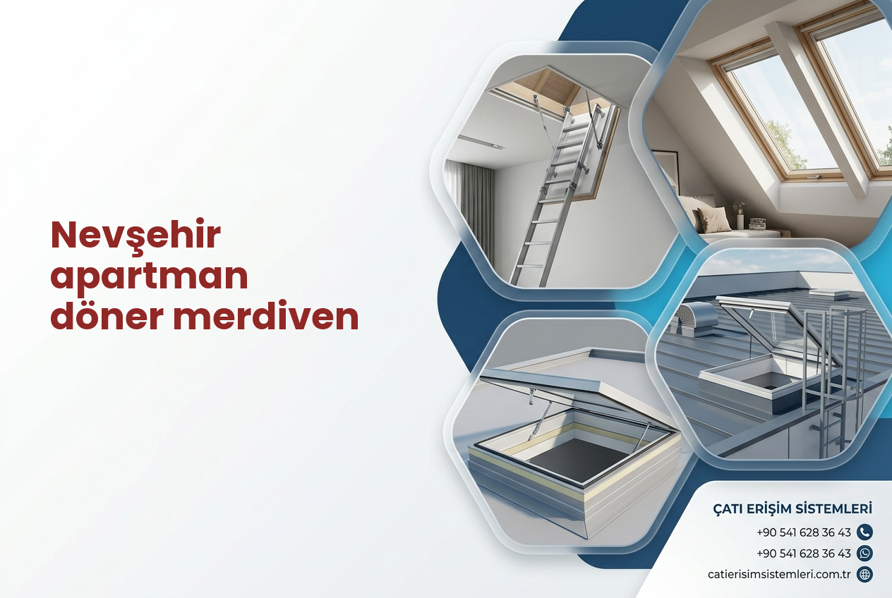 Nevşehir apartman döner merdiven