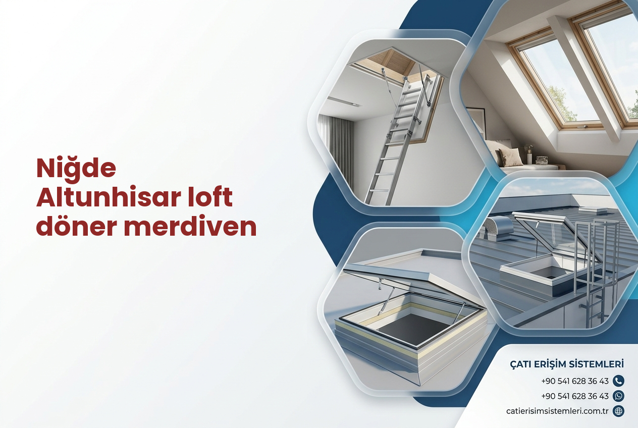 Niğde Altunhisar loft döner merdiven