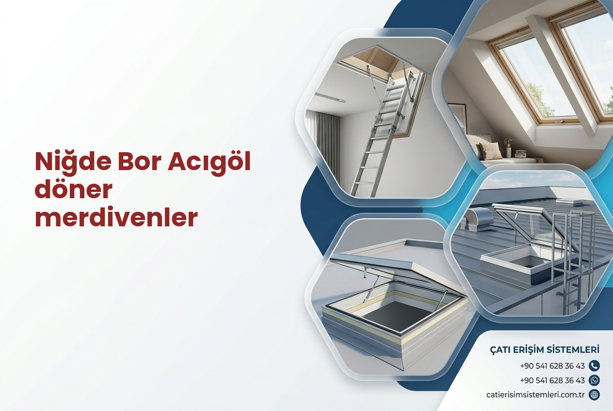 Niğde Bor Acıgöl döner merdivenler