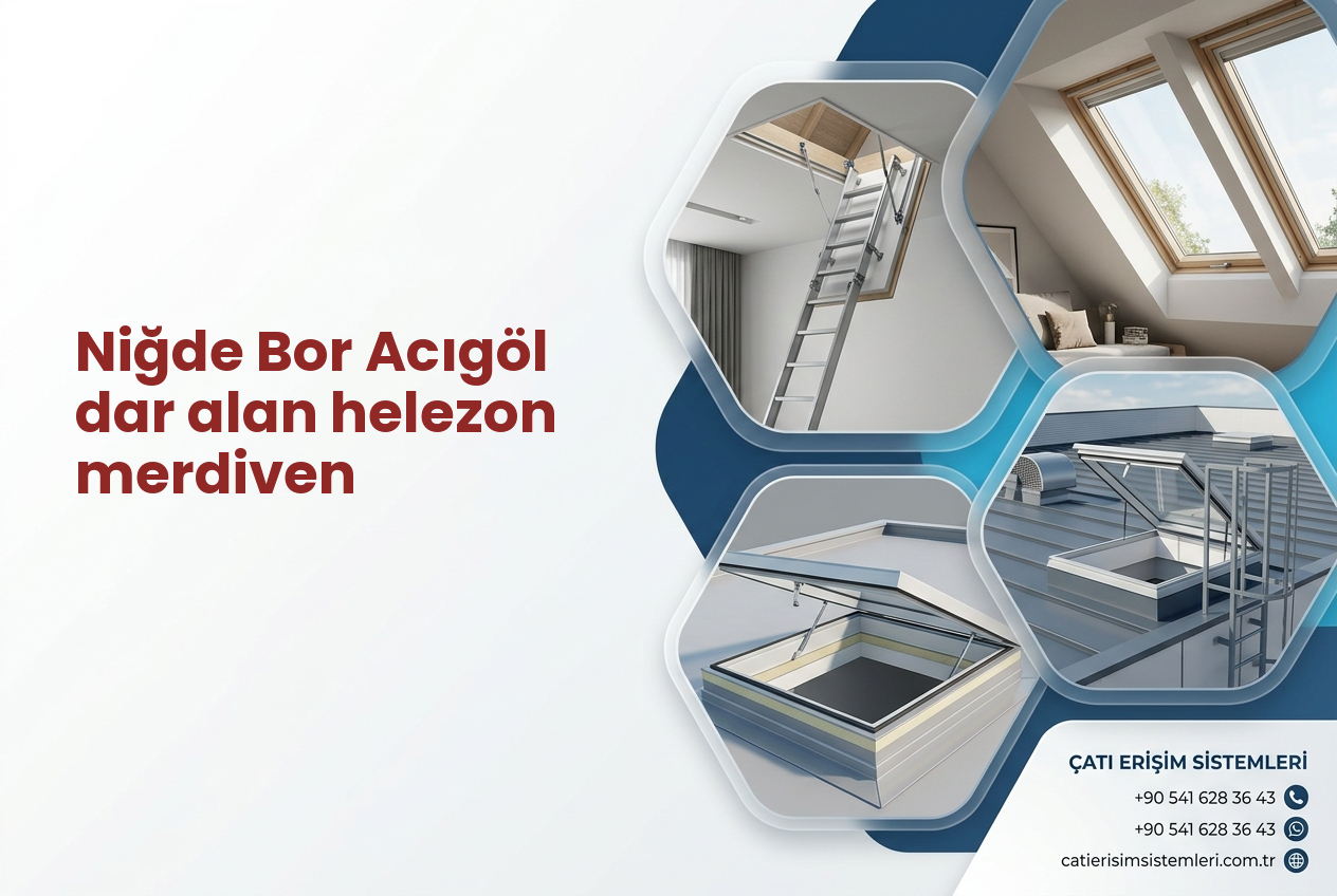 Niğde Bor Acıgöl dar alan helezon merdiven