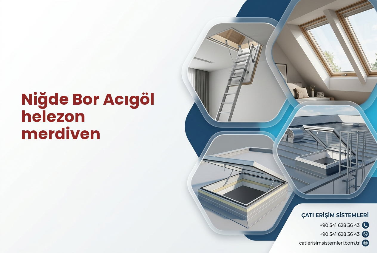 Niğde Bor Acıgöl helezon merdiven