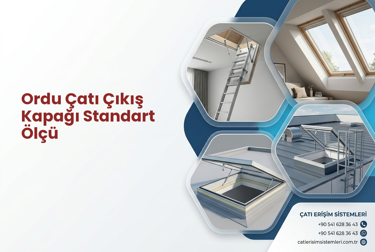 Ordu Çatı Çıkış Kapağı Standart Ölçü