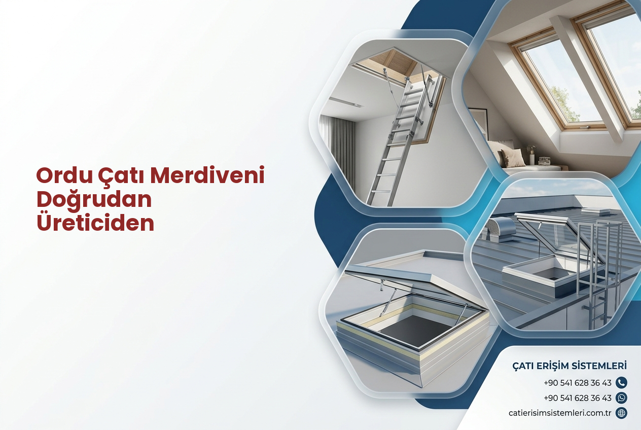 Ordu Çatı Merdiveni Doğrudan Üreticiden