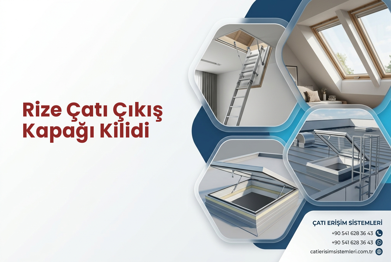 Rize Çatı Çıkış Kapağı Kilidi