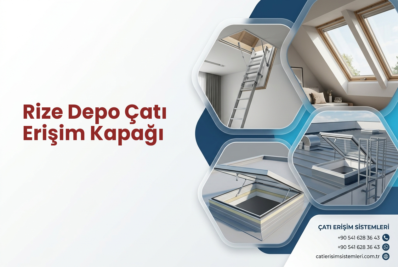 Rize Depo Çatı Erişim Kapağı