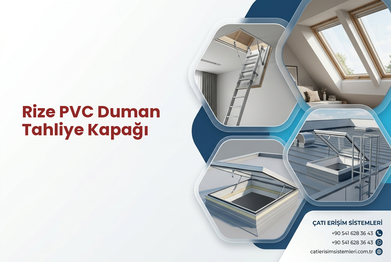 Rize PVC Duman Tahliye Kapağı