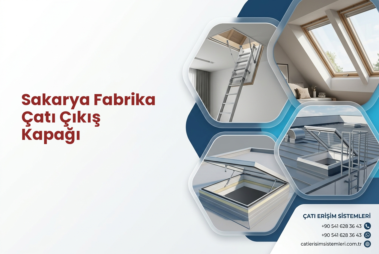 Sakarya Fabrika Çatı Çıkış Kapağı