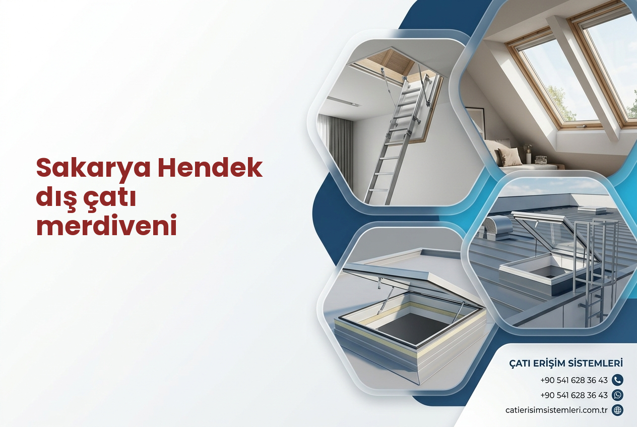 Sakarya Hendek dış çatı merdiveni