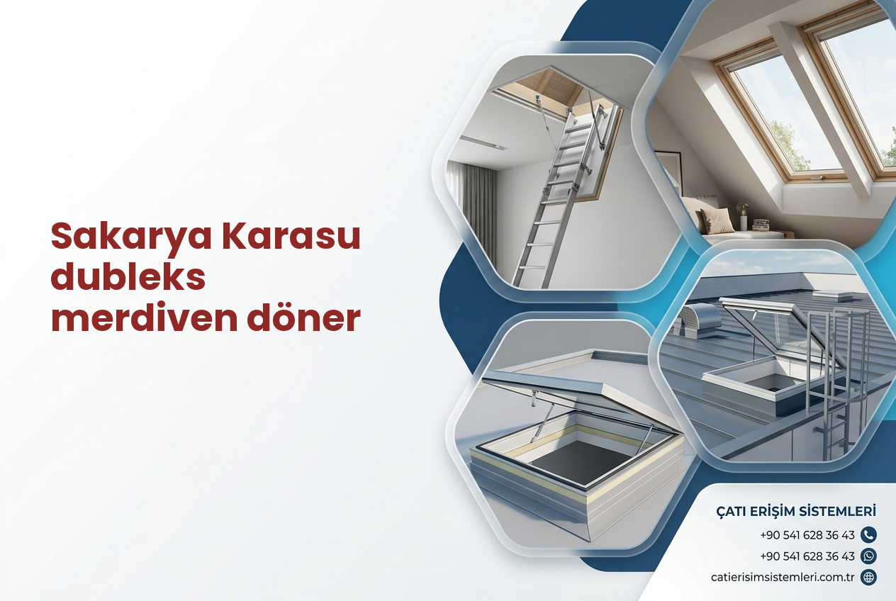 Sakarya Karasu dubleks merdiven döner