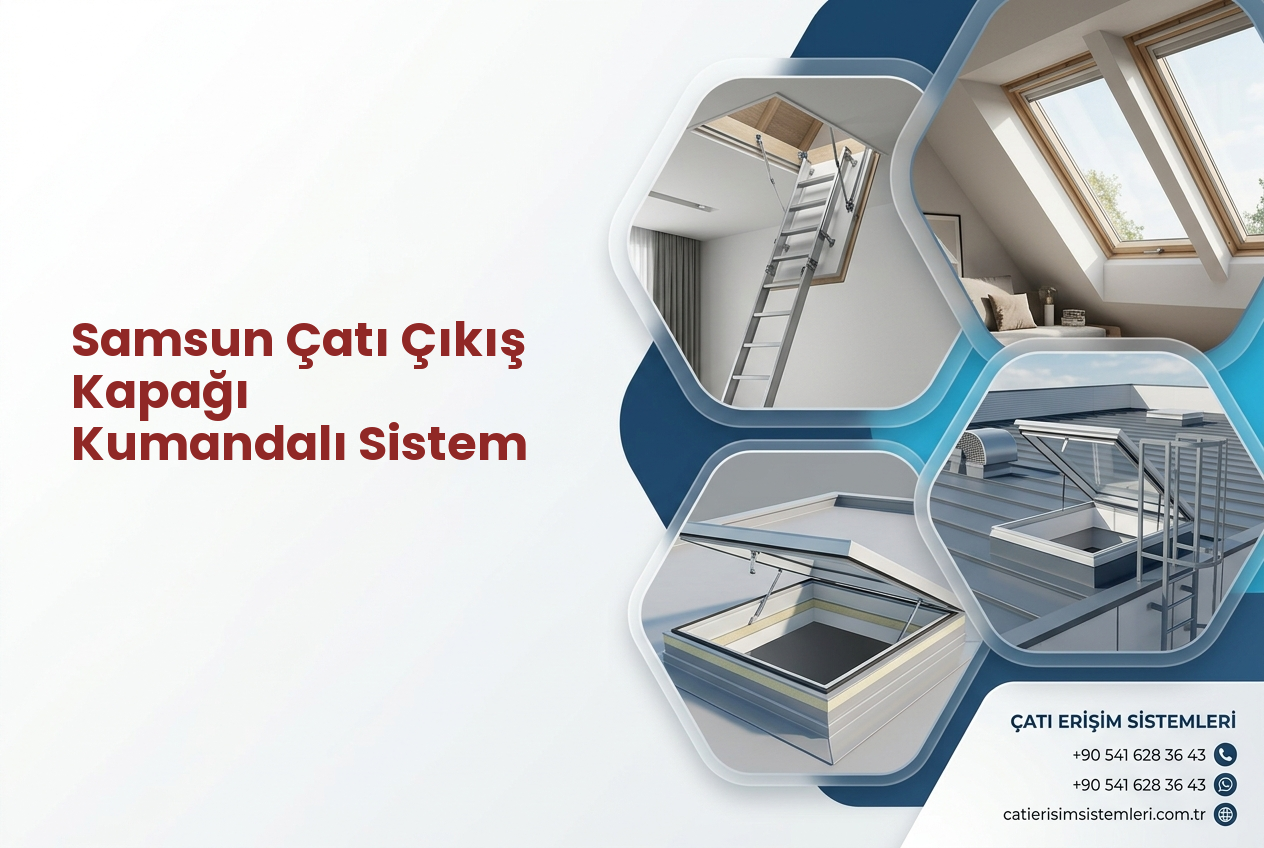 Samsun Çatı Çıkış Kapağı Kumandalı Sistem