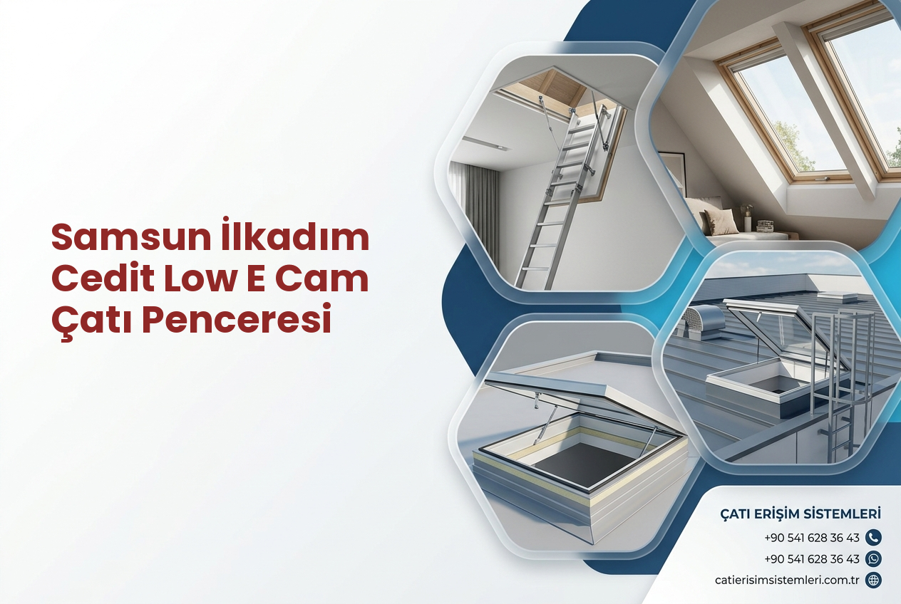 Samsun İlkadım Cedit Low E Cam Çatı Penceresi