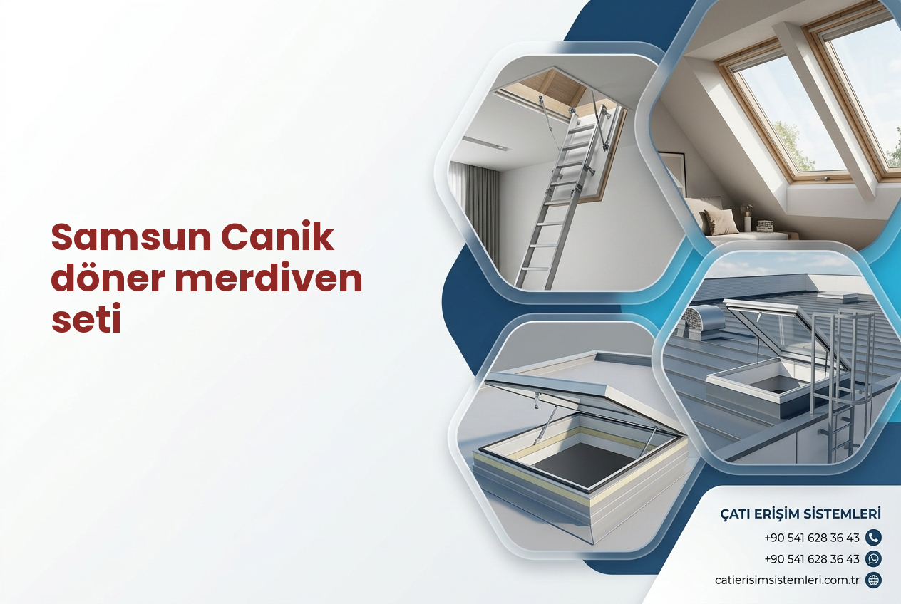 Samsun Canik döner merdiven seti
