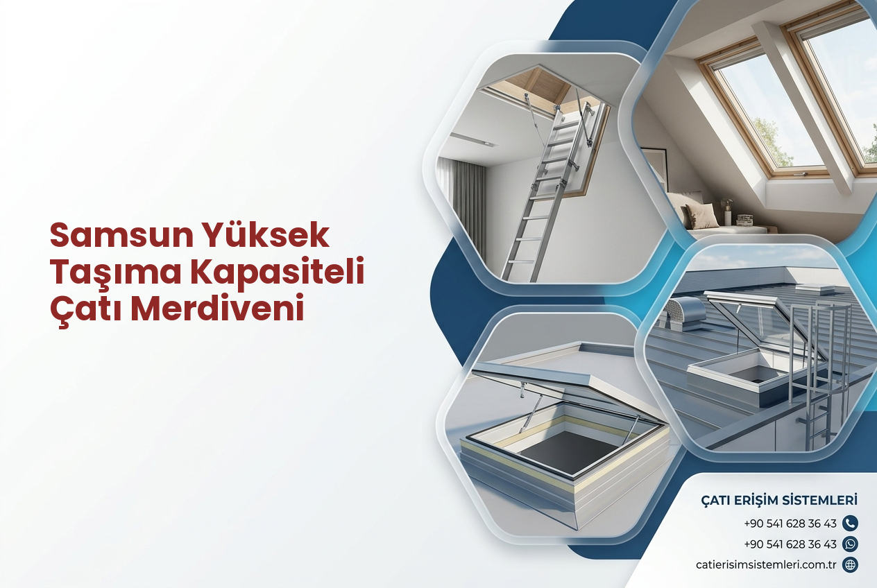 Samsun Yüksek Taşıma Kapasiteli Çatı Merdiveni