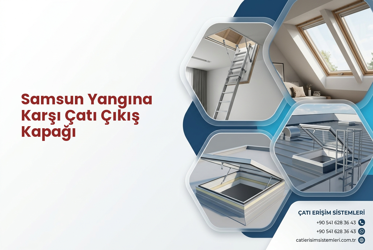 Samsun Yangına Karşı Çatı Çıkış Kapağı
