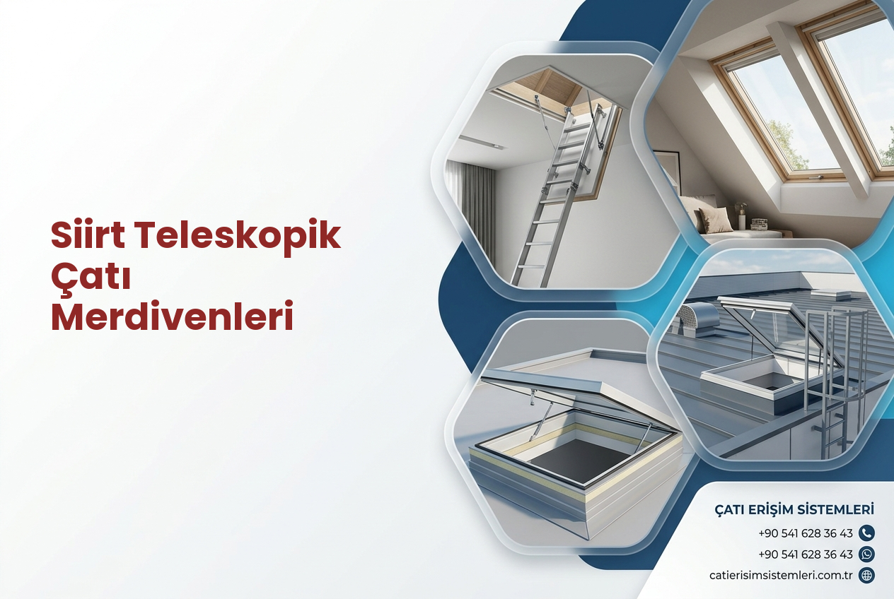 Siirt Teleskopik Çatı Merdivenleri