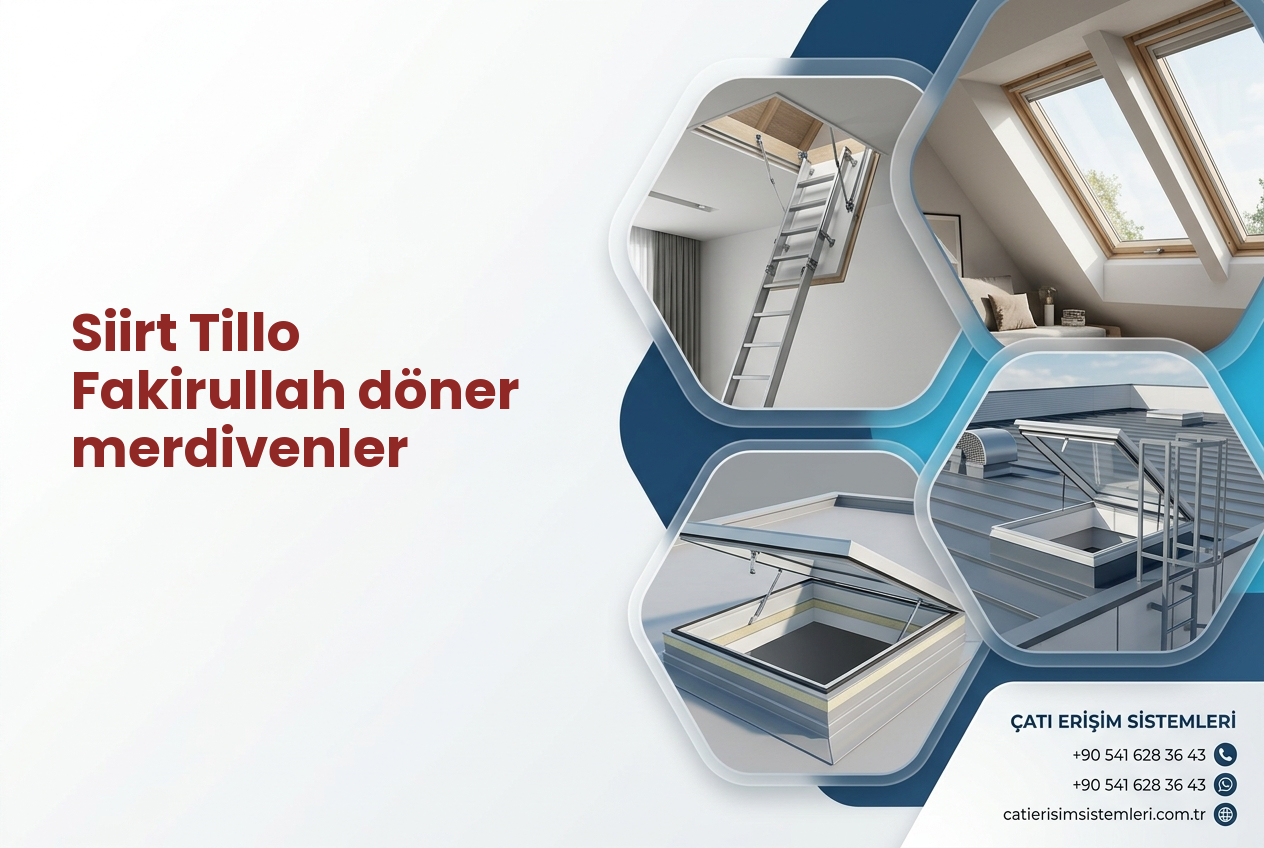 Siirt Tillo Fakirullah döner merdivenler
