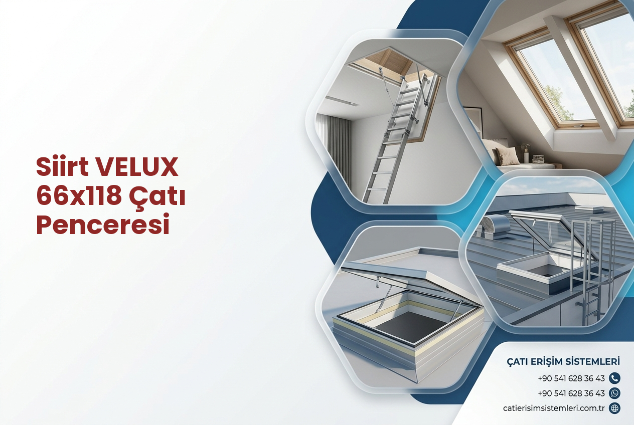 Siirt VELUX 66x118 Çatı Penceresi