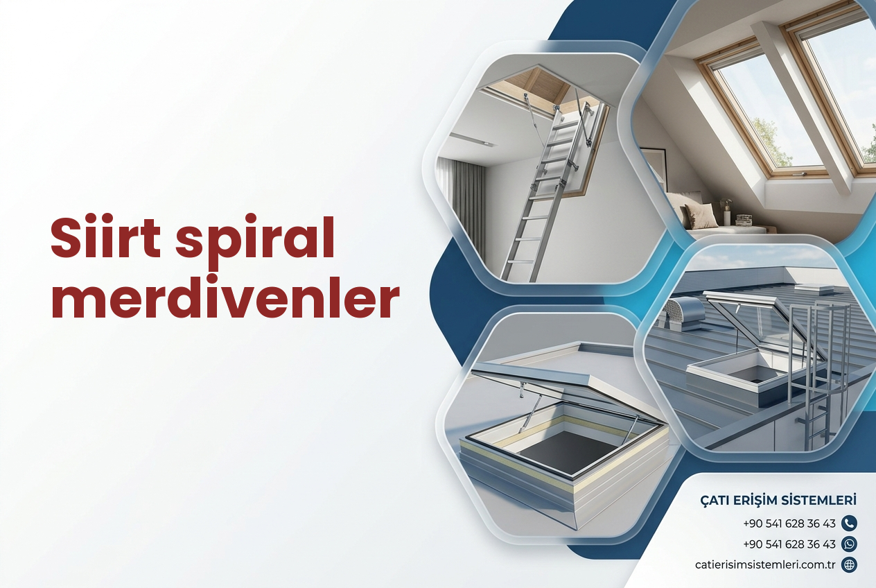 Siirt spiral merdivenler