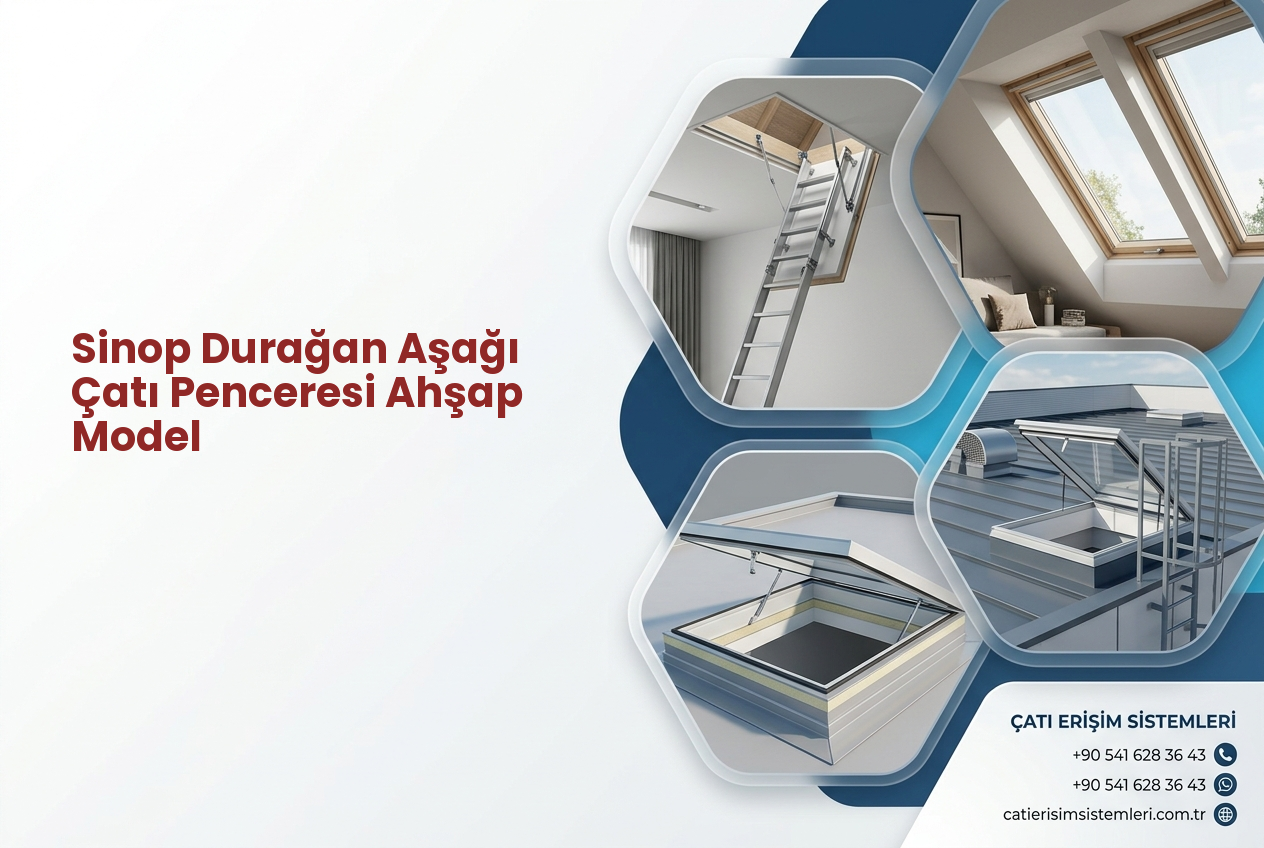 Sinop Durağan Aşağı Çatı Penceresi Ahşap Model