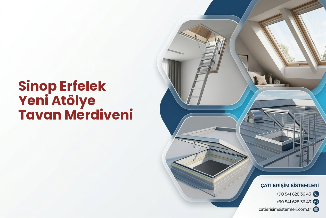 Sinop Erfelek Yeni Atölye Tavan Merdiveni