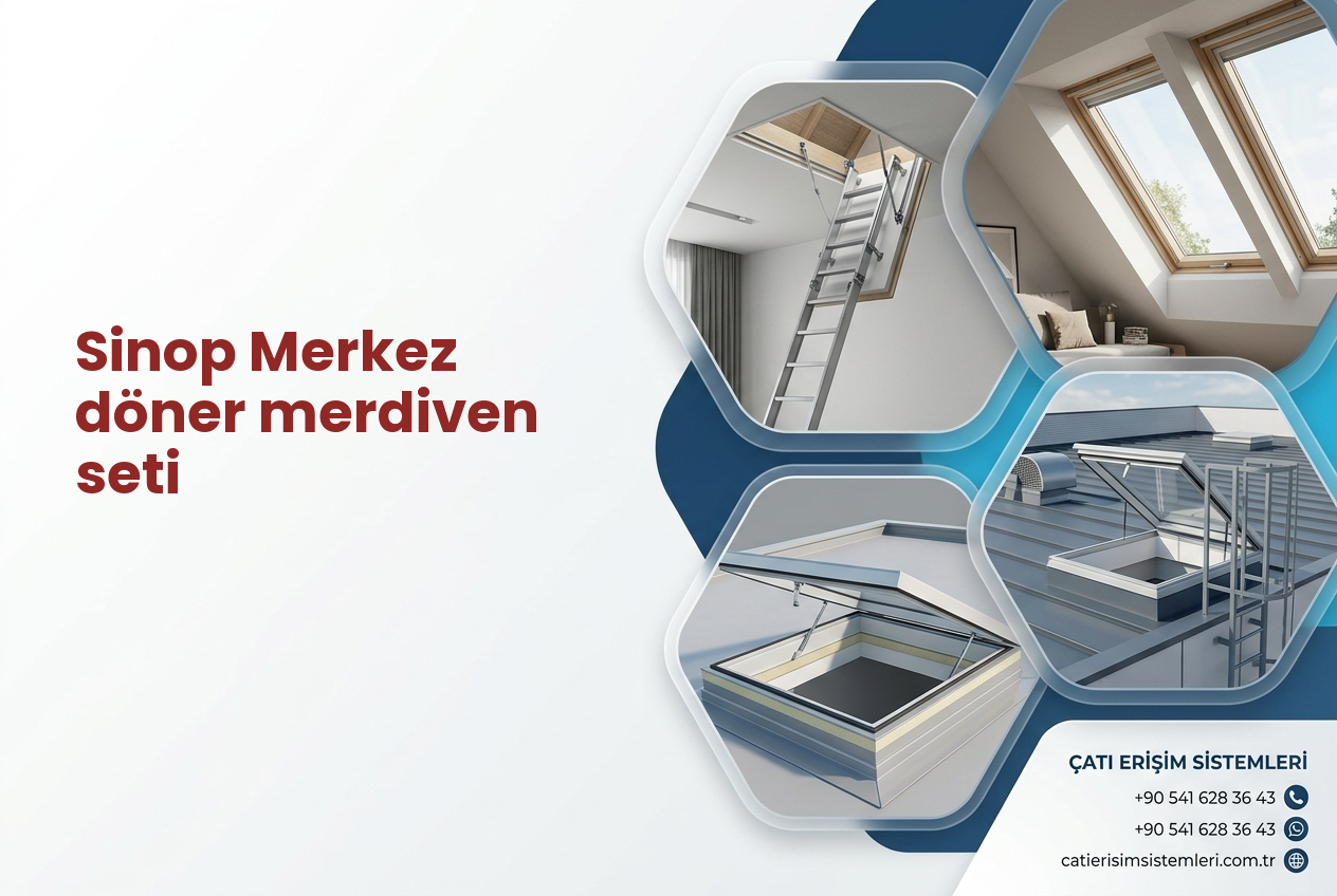 Sinop Merkez döner merdiven seti