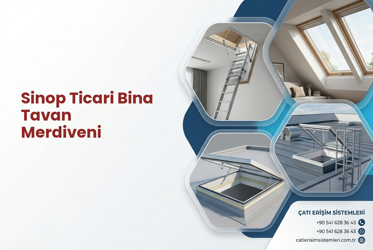 Sinop Ticari Bina Tavan Merdiveni