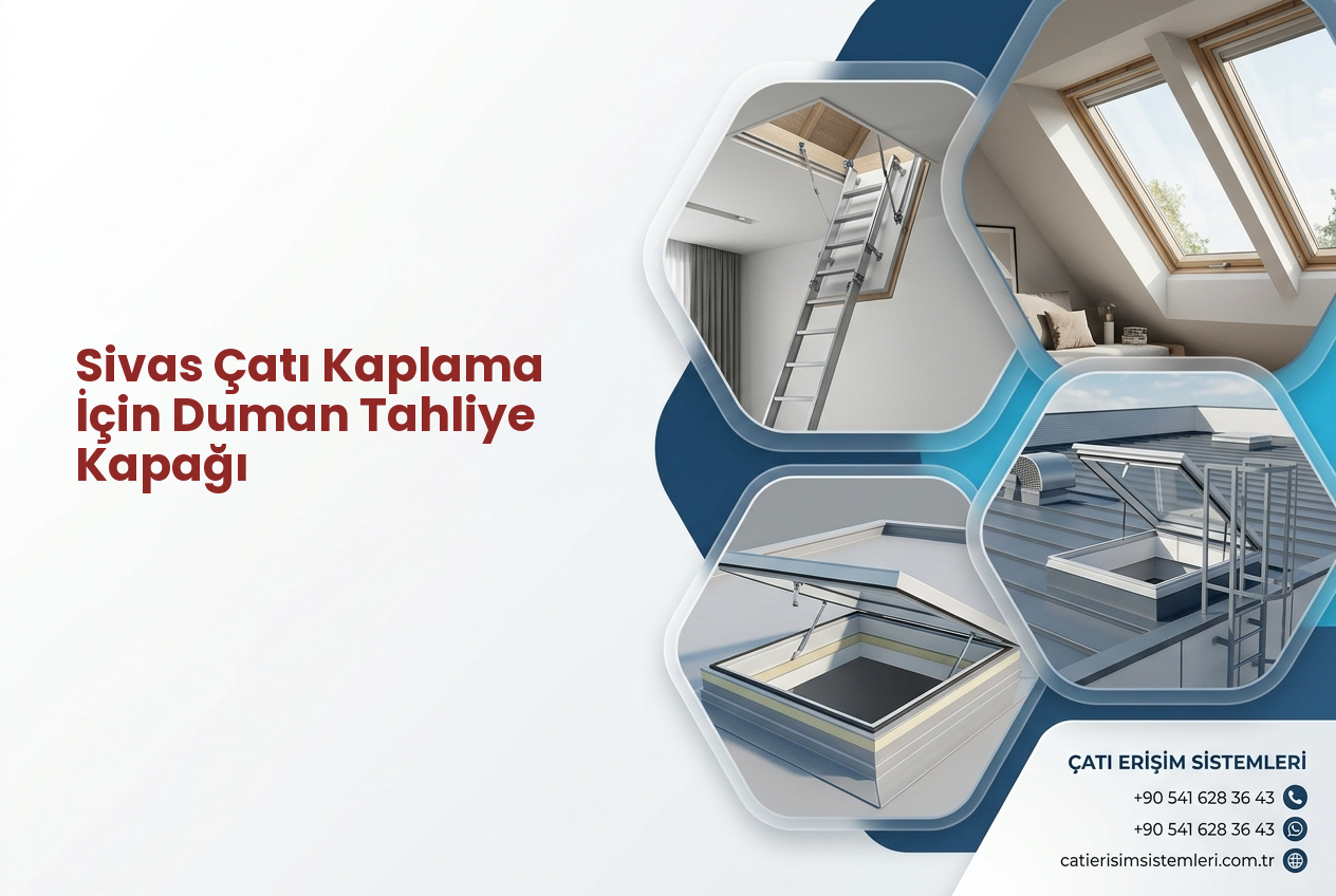 Sivas Çatı Kaplama İçin Duman Tahliye Kapağı