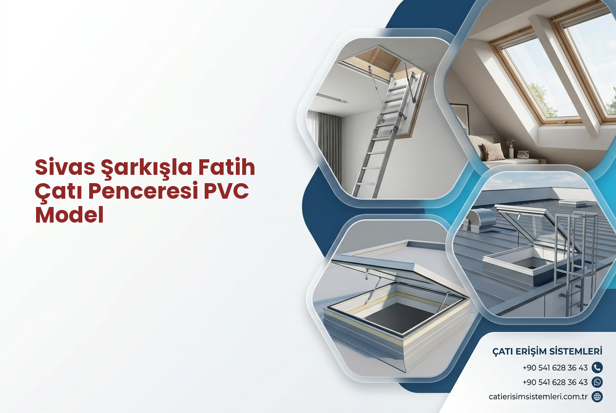 Sivas Şarkışla Fatih Çatı Penceresi PVC Model